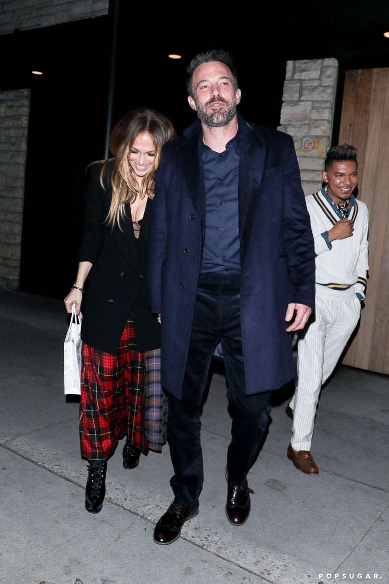 Jennifer Lopez and Ben Affleck Out in Los Angeles in January 2022