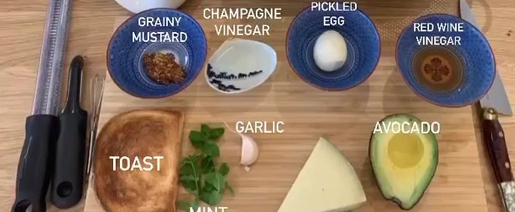 Cameron Diaz's Fall Green Salad and Homemade Croutons Recipe