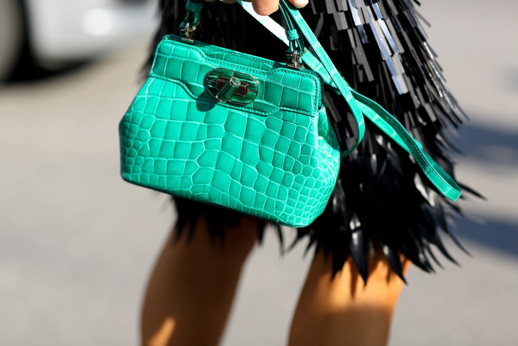We're green with envy over this bag.