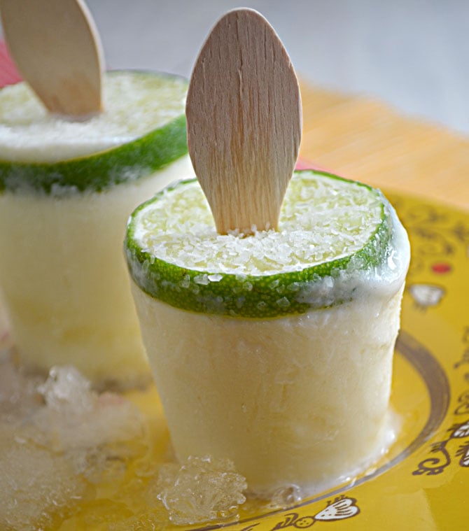 Creamy Margarita Ice Lolly