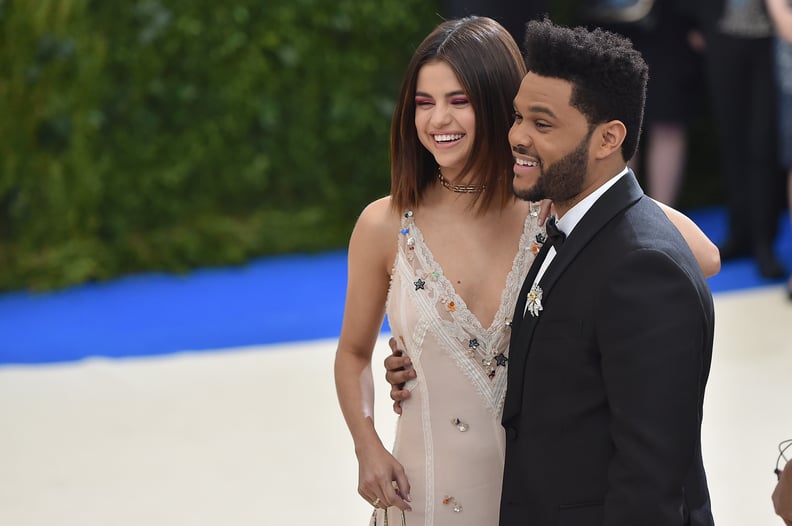 NEW YORK, NY - MAY 01:  Selena Gomez (L) and The Weeknd attend the 