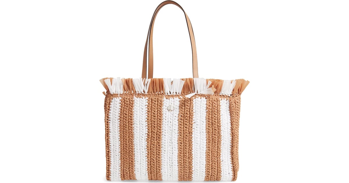 Kate spade hotsell straw tote bag