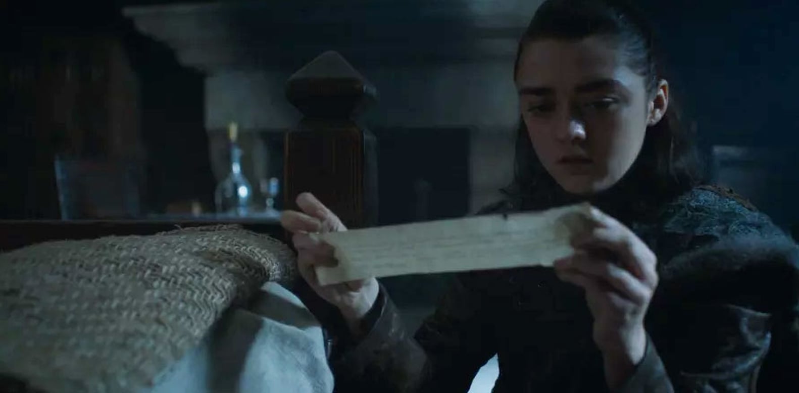 What Was on the Letter Arya Read in Game of Thrones? POPSUGAR