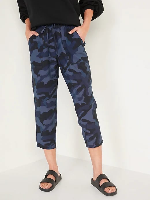 Old Navy High-Waisted StretchTech Utility Crop Pants