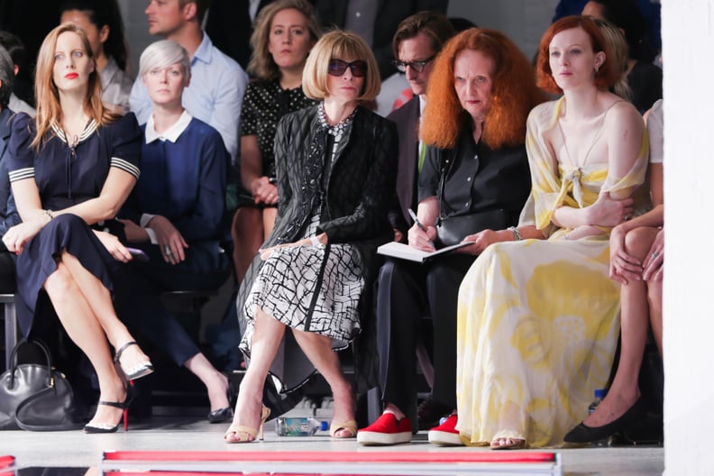 You'll Always Find Her Taking Notes and Sketching at Runway Shows