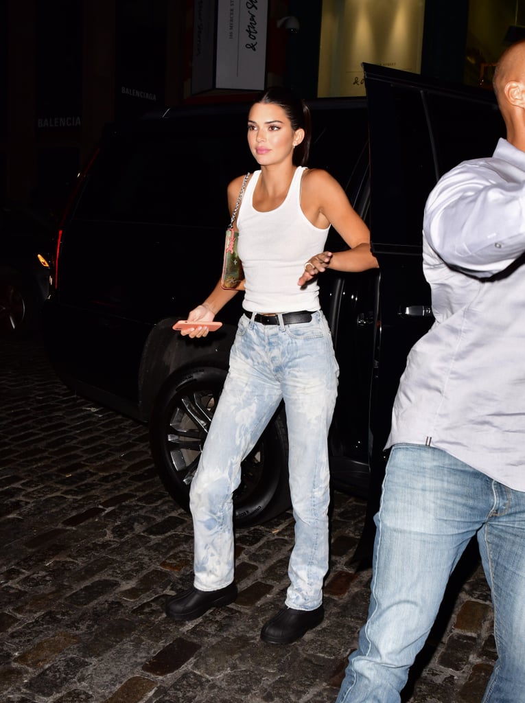 Kendall Sporting Acid Wash Denim