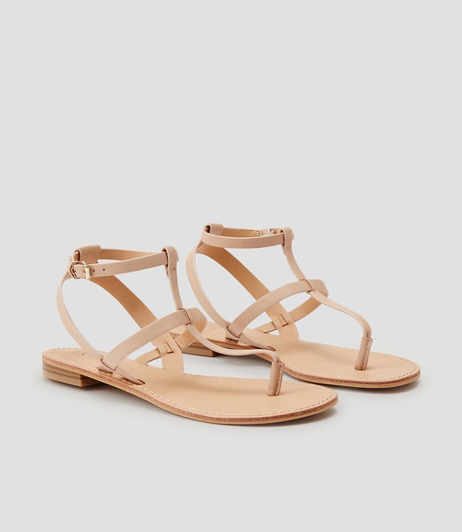 Loft Strappy Thong Sandals ($40)