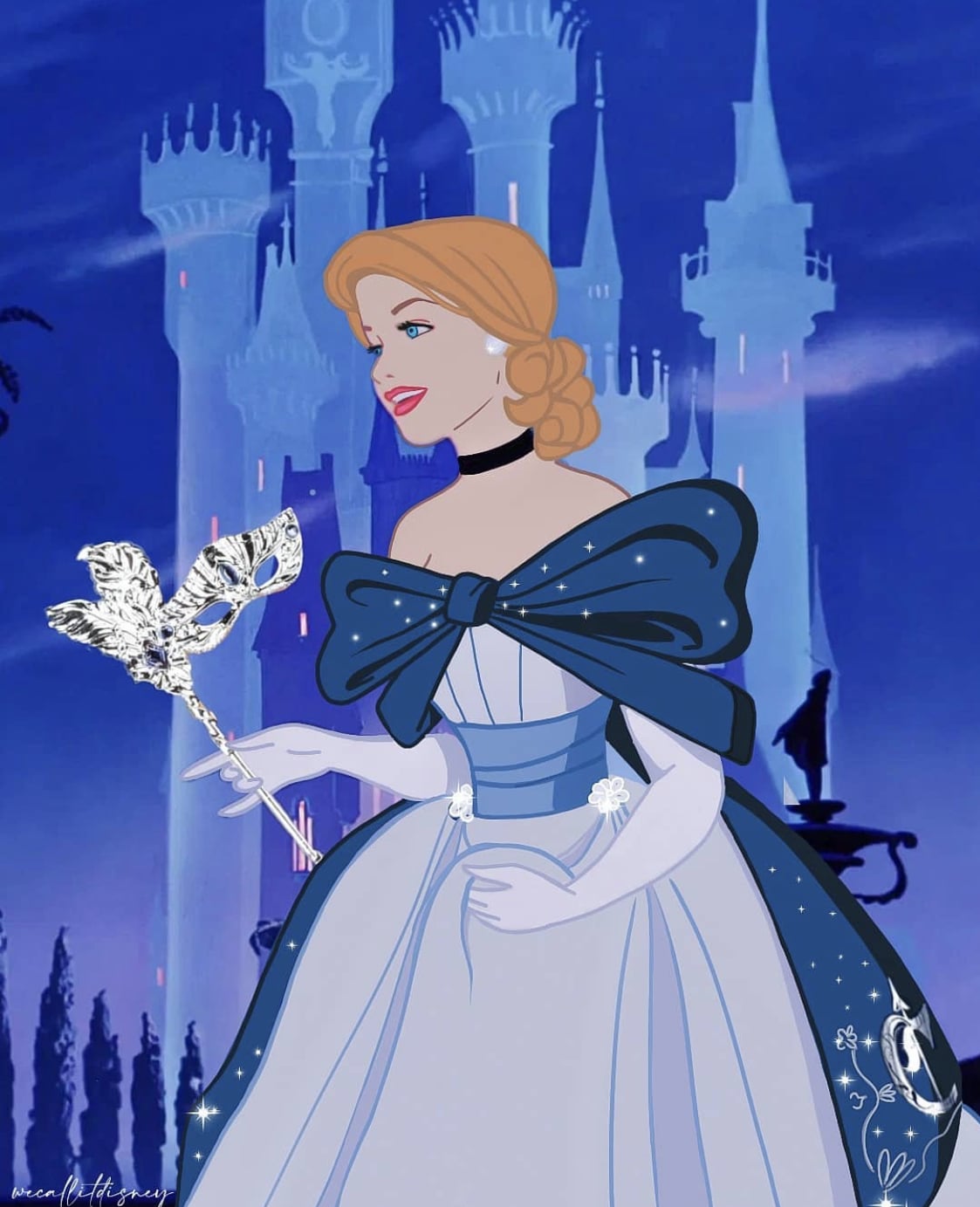 Cinderella | This Artist Gave Disney Princesses New Dress Designs, and the  Results Are Beyond Stunning | POPSUGAR Smart Living Photo 2