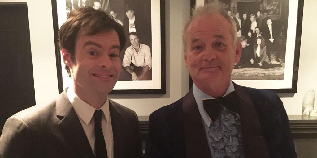 Bill Hader and Bill Murray: a match made in SNL heaven.