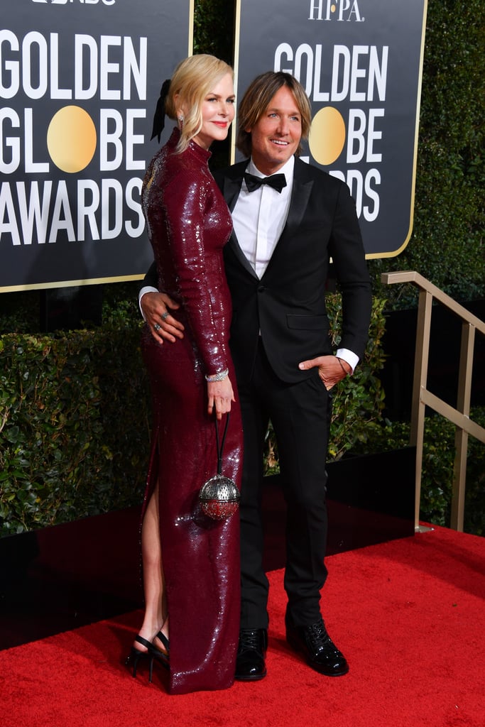 Nicole Kidman and Keith Urban at the 2019 Golden Globes