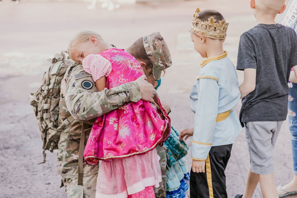 Photos of Military Dad Surprising His Family at Disney World