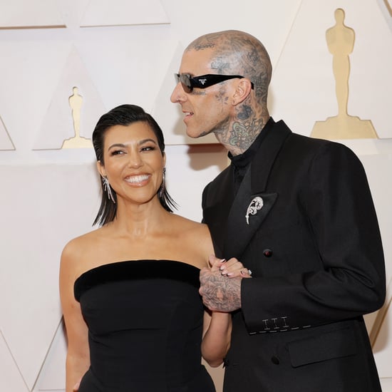 Kourtney Kardashian and Travis Barker at the 2022 Oscars