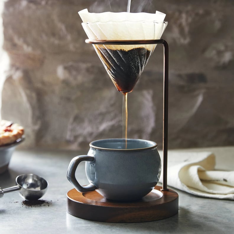 Glass Wood Coffee Pour Over