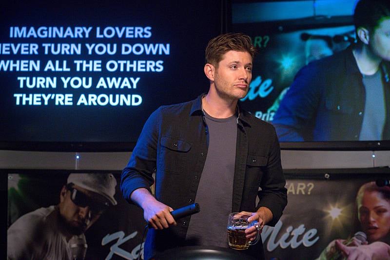 Demon Dean loves him some karaoke.
