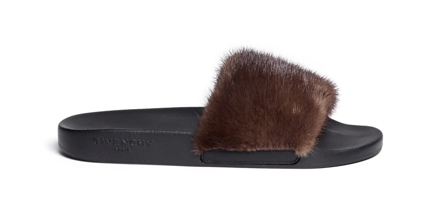 Kim Kardashian s Givenchy Slide Sandals POPSUGAR Fashion