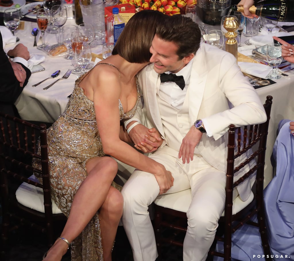 Bradley Cooper and Irina Shayk at the 2019 Golden Globes