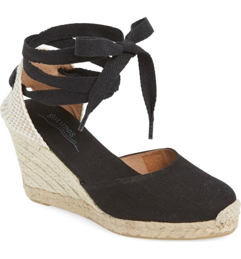 Soludos Wedge Lace-Up Espadrille Sandal