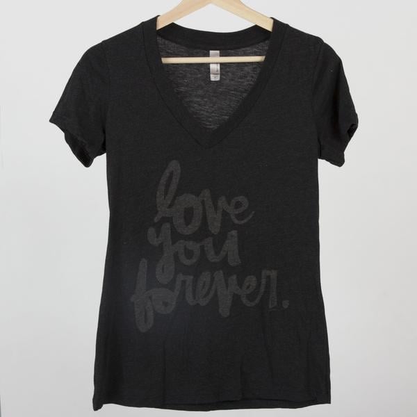 Love You Forever Women's V-Neck Tee