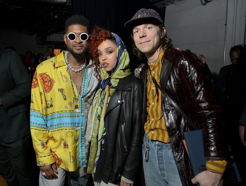 Usher, FKA Twigs, and Matt Shultz at the 2020 Sony Music Grammys Afterparty