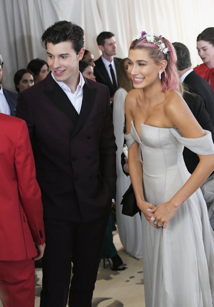 Hailey Baldwin and Shawn Mendes at the 2018 Met Gala