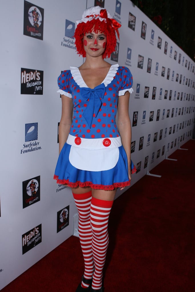 Stacy Keibler went to an LA party dressed as Raggedy Ann in 2007.