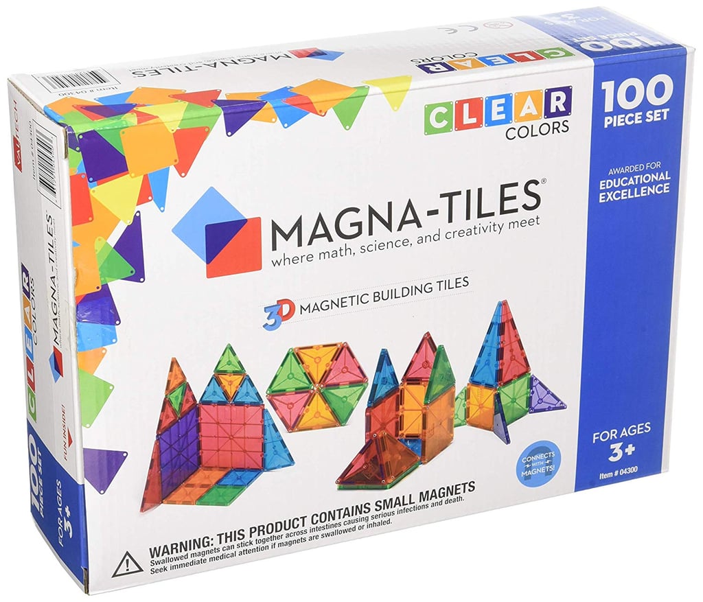 Magna-Tiles Clear Colours 100-Piece Set