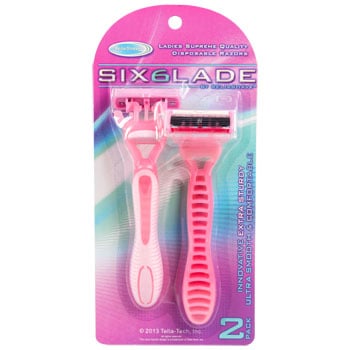 ReliaShave 6-Blade Disposable Razors for Women