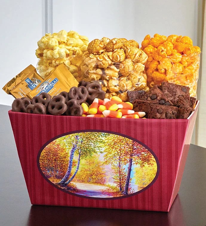 Autumn Canvas Chocolate Lovers Basket