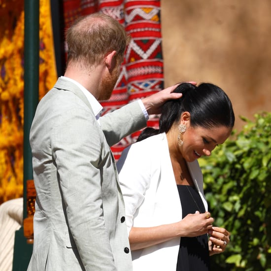 Prince Harry Helping Meghan Markle Fix Her Hair in Morocco