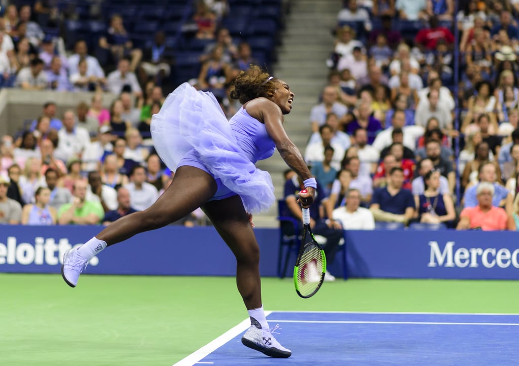 Serena Williams's Purple Tutu at the 2018 US Open