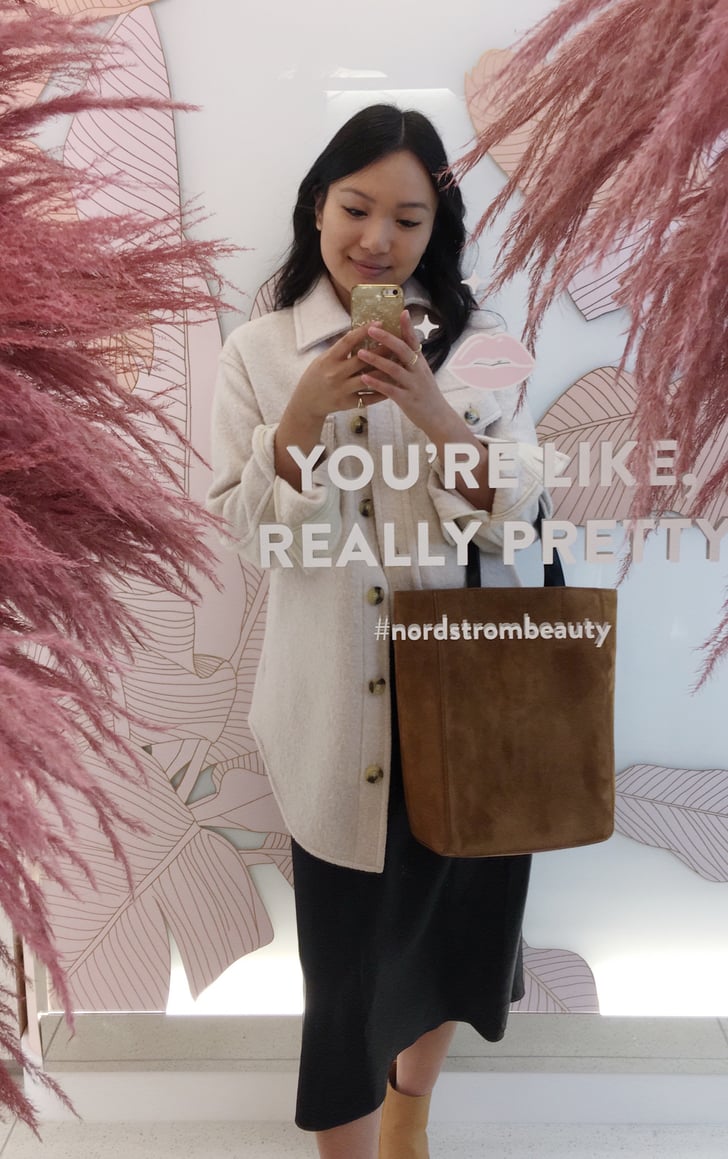 There's a Really Cute Selfie Mirror | Inside the Nordstrom NYC Beauty ...