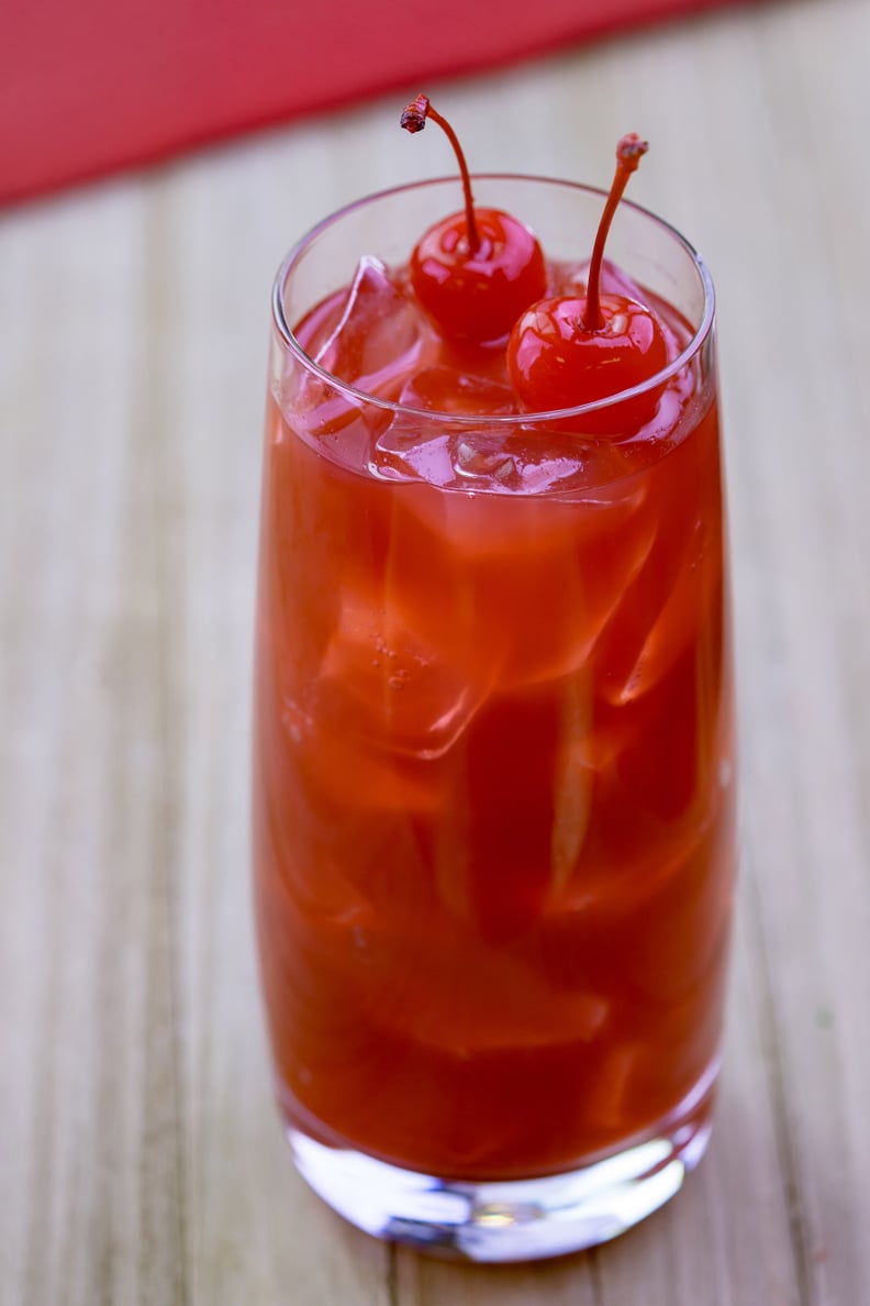 Merry Cherry Pineapple Punch With Red Maraschino Cherries