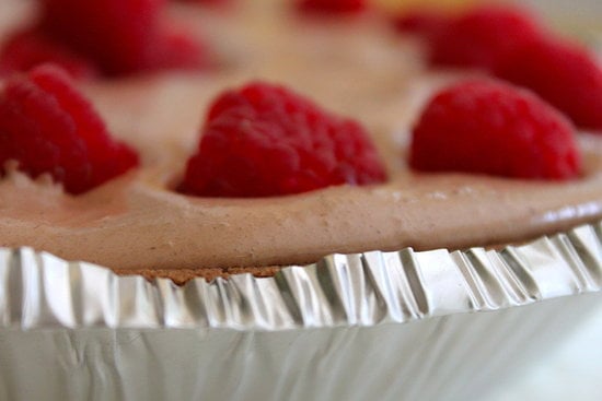 No-Bake Raspberry Nutella Pie