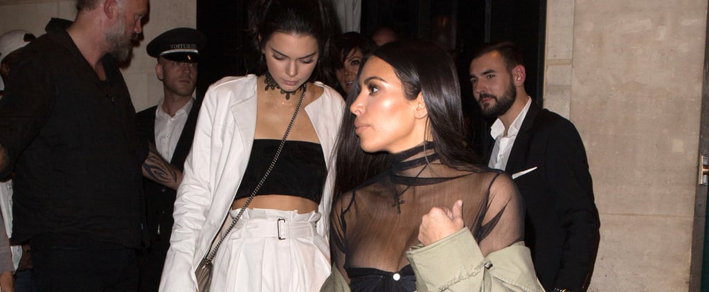 Kardashian-Jenner Sisters Out in Paris October 2016