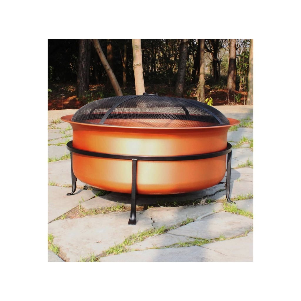 Round Wood Burning Fire Pit