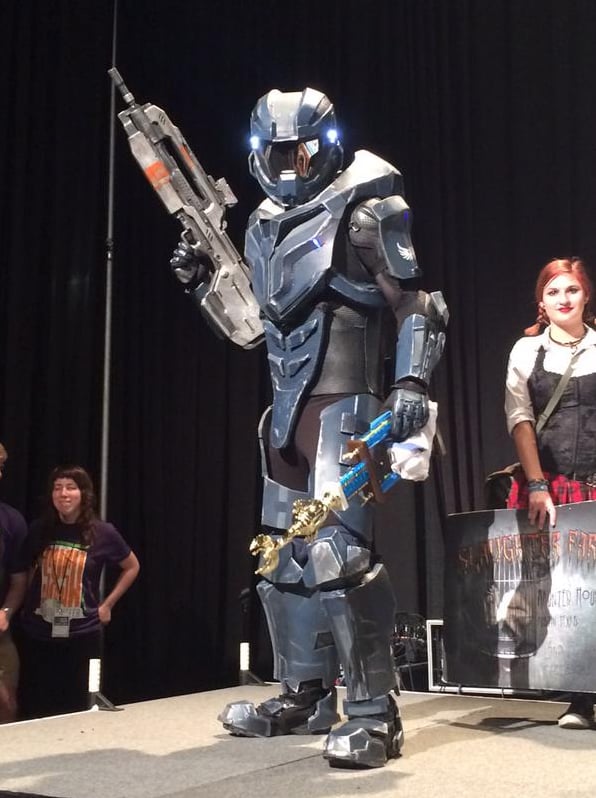 This Halo Spartan looks superintimidating!