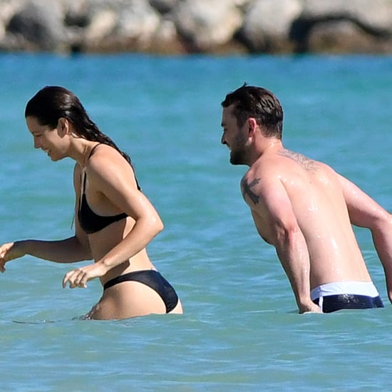 Justin Timberlake and Jessica Biel in the Caribbean 2016