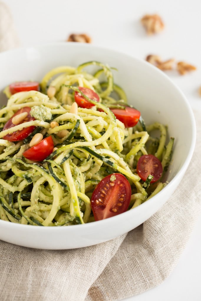 Pesto Zucchini Noodles