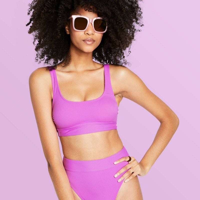 A High-Waisted Bikini: Stoney Clover Lane x Target Ribbed Bikini Top and High Waisted Bottom