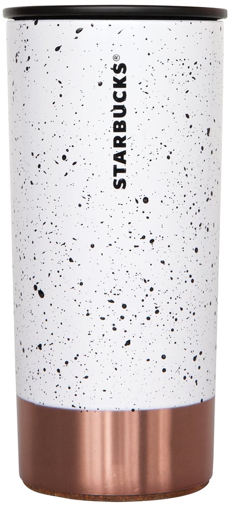 At Home Speckled White Tumbler