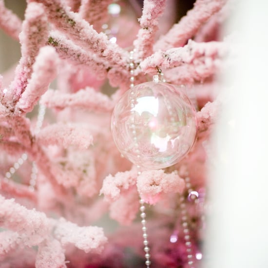 Pink Christmas Holiday Decorations at HomeGoods