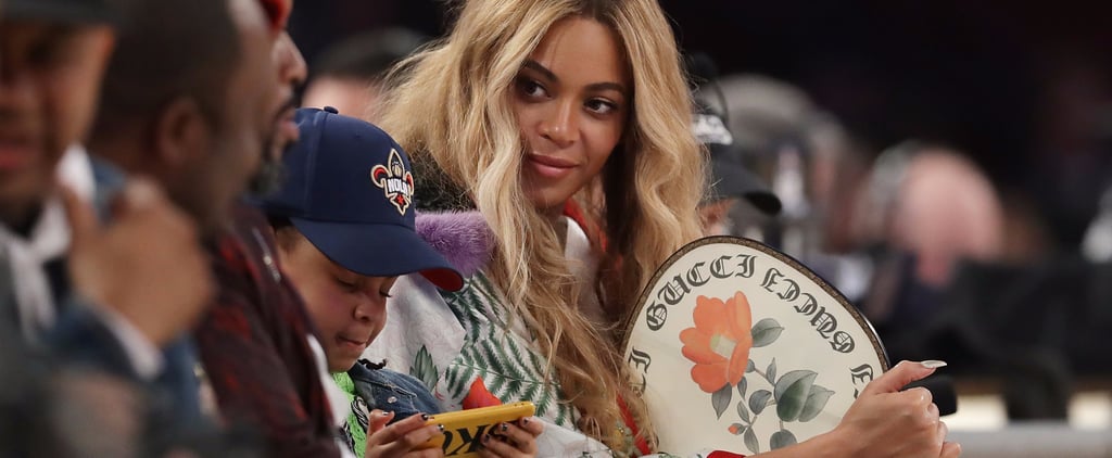 Beyonce's Gucci Robe at the NBA All-Star Game 2017
