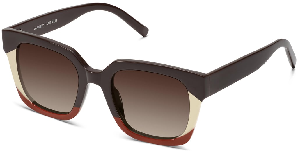 Warby Parker Melina Striped Sepia Sunglasses