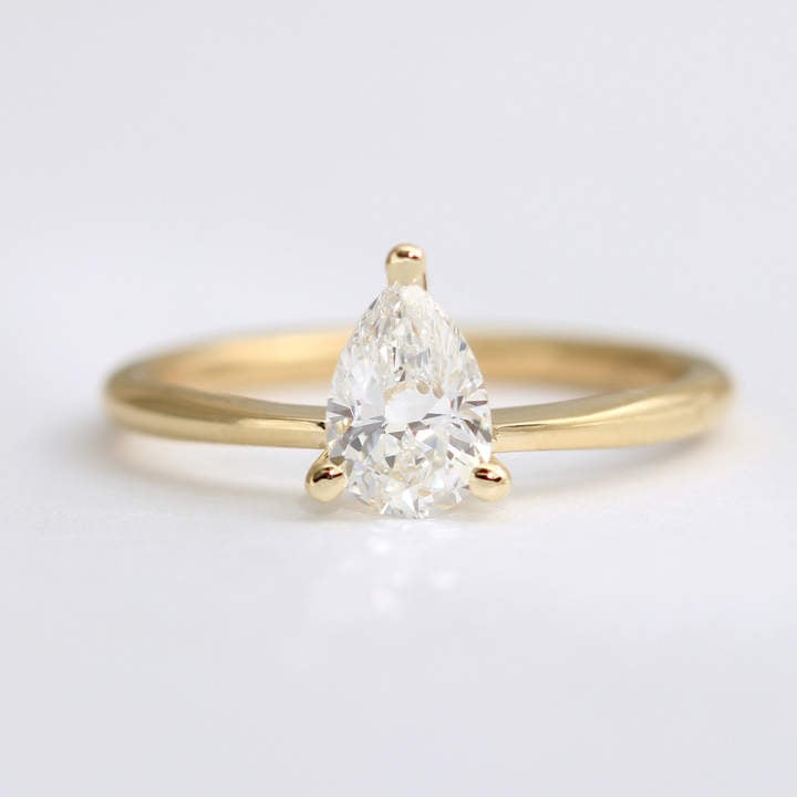 Etsy Pear Engagement Ring