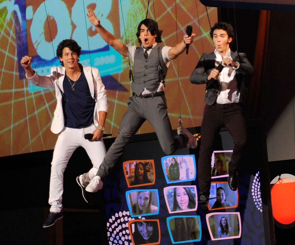 The Jonas Brothers at the Teen Choice Awards in 2008