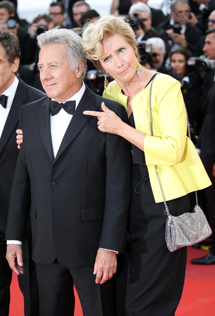 With Dustin Hoffman