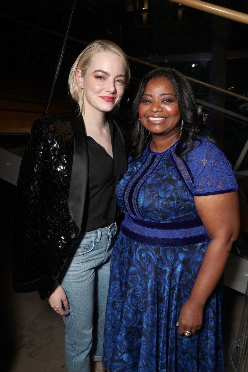 Emma Stone and Octavia Spencer