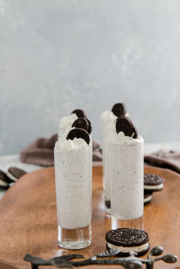Oreo Pudding Shots The Best St. Patrick’s Day Shot Recipes 2021 POPSUGAR Food Photo 12