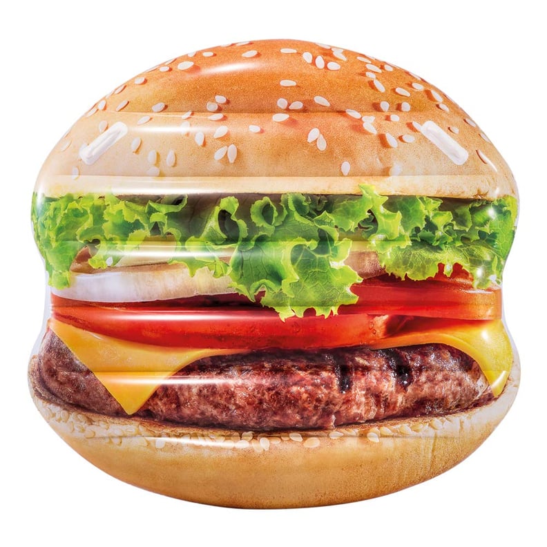 Inflatable Hamburger Island Pool Float