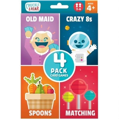 Chuckle & Roar 4pk of Classic Card Games